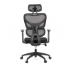 Kancelářská židle, houpací mechanismus, černá, KA-K2080 BK