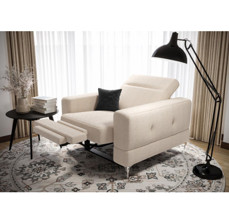 FOTEL MALIBU RELAX - Odcienie beżu