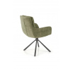Forgó étkezőszék K495, Olíva/Fekete