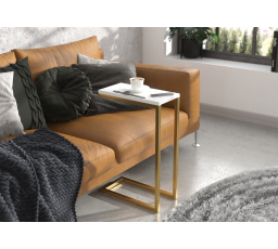 SPARK Kisasztal Arany+Fehér