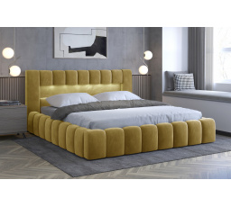 Łoże Lamica 140x200 + Stelaż met./pod.gaz./kontener Monolith 48 2