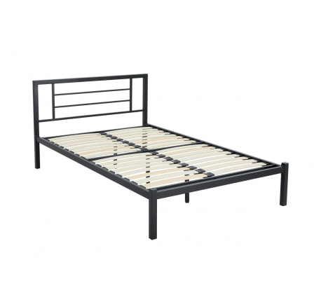 Fém ágy 120x200 fekete LM2-FXJG