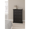 Komoda Norby 332, černý mat