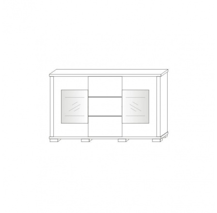 komoda wysoka 3S 2DPE + SZ KACPER