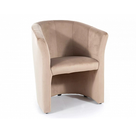 TM-1 VELVET fotel, Bézs Bluvel 28/Wenge