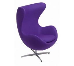 Tojás fotel lila kasmír 4 Prémium