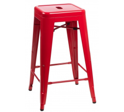 Párizs bárszék 75 cm. piros insp. Tolix