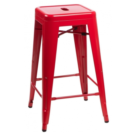Párizs bárszék 75 cm. piros insp. Tolix