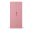 Irodai fém iratszekrény púderrózsaszín: Fresh Style JAN H, 900 x 1950 x 400 mm
