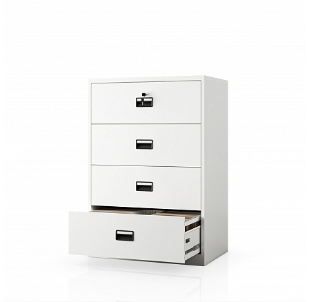 Fehér fém iratszekrény: SARA XL V4, 900 x 1320 x 600 mm Fehér fém iratszekrény: SARA XL V4, 900 x 1320 x 600 mm