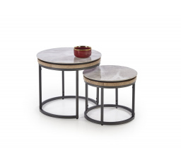 Konferenciasztalok 2 ITAKA, hamumárvány hatás / grafit