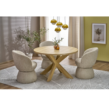 MORUS étkezőasztal, természetes