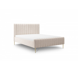 Tapicerowane łóżko sypialniane Nicole - 140x200, Salvador (SIC) 1/nogi złote