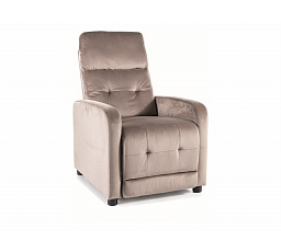 OTUS VELVET dönthető fotel, Sötét bézs Bluvel 40