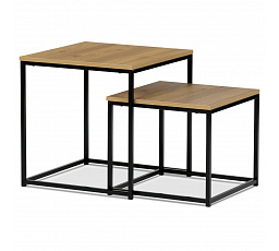 Odkládací stolek 50x50cm, mdf, divoký dub, AF-076 OAK