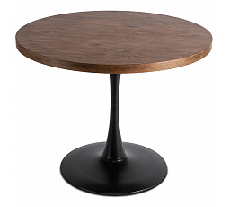 Stół LINO 100 cm Dąb Rustykalny/Czarny