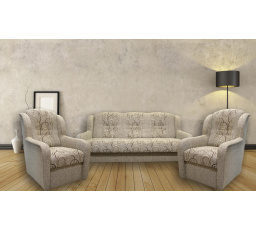 Sedací souprava Ušák 3f+1+1 Rosita cihlová