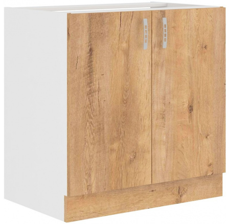 Kuchyňská dolní skříňka SALLY 80-ZL-2F-BB, Dub lefkas