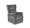 AGUSTIN 2 dönthető fotel, szürke