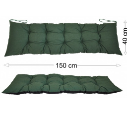 Podsedák 150x40 tmavě zelený melír