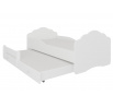 Kétszemélyes ágy matracokkal CASIMO II 160x80 Fehér