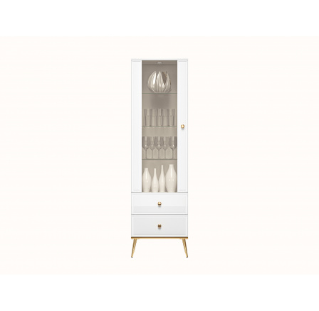 Goldin 02 Biały alpejski/Biały połysk - witryna