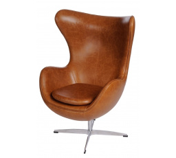 Világos barna vintage Prémium Tojásfotel