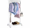 Stojan na šaty, plast, bílá, ABD-1212 WT