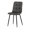 Jídelní židle, černá, látka vintage, CT-281 BK3