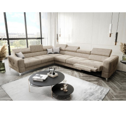 NAROŻNIK ROZKŁADANY TOSCANIA MAX RELAX 320×250 - lewa , Odcienie beżu