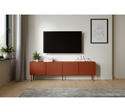 TV-szekrény RAFAEL 200 4D, Brick Red