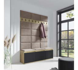 EMI 6 előszobafal, Trinity 05/Artisan + Fekete