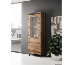 NORD vitrin, wotan tölgy/antracit