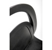 K490 krzesło plastik czarny(1p=4szt)