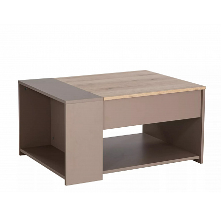 DROP dohányzóasztal, Tölgy / Bézs