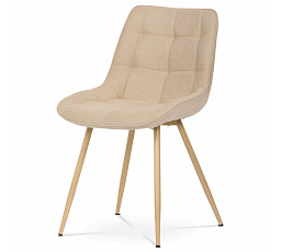 Jídelní židle, béžová, látka, CT-394 CRM2
