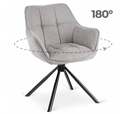 Krzesło Obrotowe PEONY 2 Szare