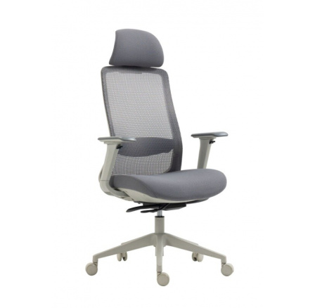 Irodai szék Profi FB26GRJB, Szürke/Fehér