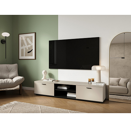SOHO 180 TV-komód, kasmír / fekete SOHO 180 TV-komód, kasmír / fekete