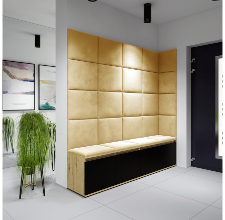 EMI 3 előszobafal, Trinity 18/Artisan+fekete