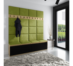 EMI 4 előszobafal, Trinity 12/Artisan+fekete