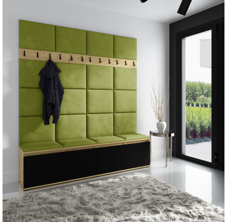 EMI 4 előszobafal, Trinity 12/Artisan+fekete