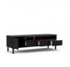 TV komoda ATREI 179, Černá/Ořech