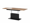 BUSETTI konferencia asztal, fekete/wotan tölgy