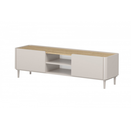 ELIVO RTV 170 1K1SZ - cashmere / dąb olejowany / nogi cashmere ELIVO RTV 170 1K1SZ - cashmere / dąb olejowany / nogi cashmere