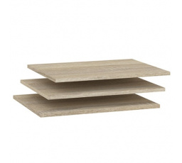 Polcok a MORTY 120 szekrényhez, Sonoma Tölgy