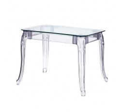 Ghost asztal 80x120cm átlátszó