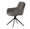 Jídelní židle, šedá, látka, DCH-P3174 GREY2