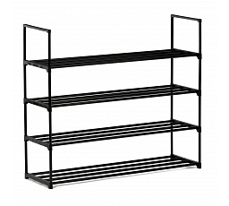 Botník, kov, černá, GD-406 BK