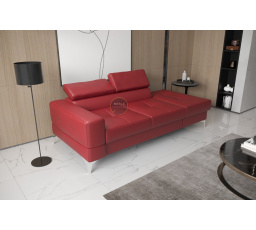 SOFA TOSCANIA II SZEZLONG 205 CM SKÓRA NATURALNA - Skóry naturalne - Wybierz swój kolor , Szezlong po prawej - prawa strona